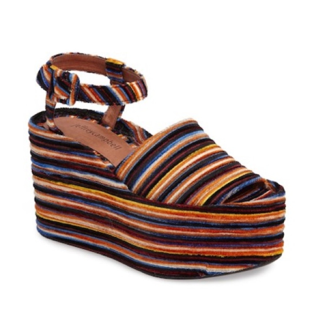 NWT Jeffrey Campbell Chynna Velvet Platform